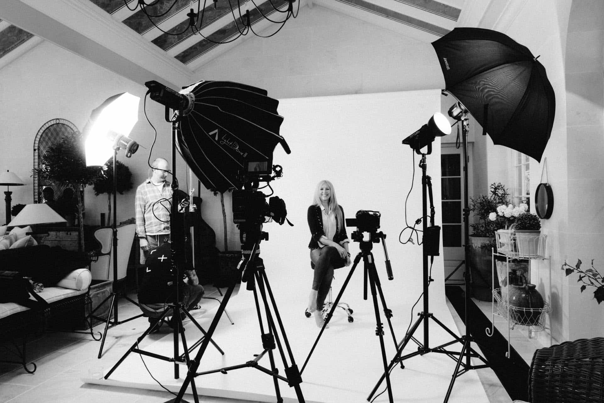 Photography & Video Setup with Sarah Cilliers from The Observatory - Oliver contracted by Observatory to create business portraits and lighting for video interviews